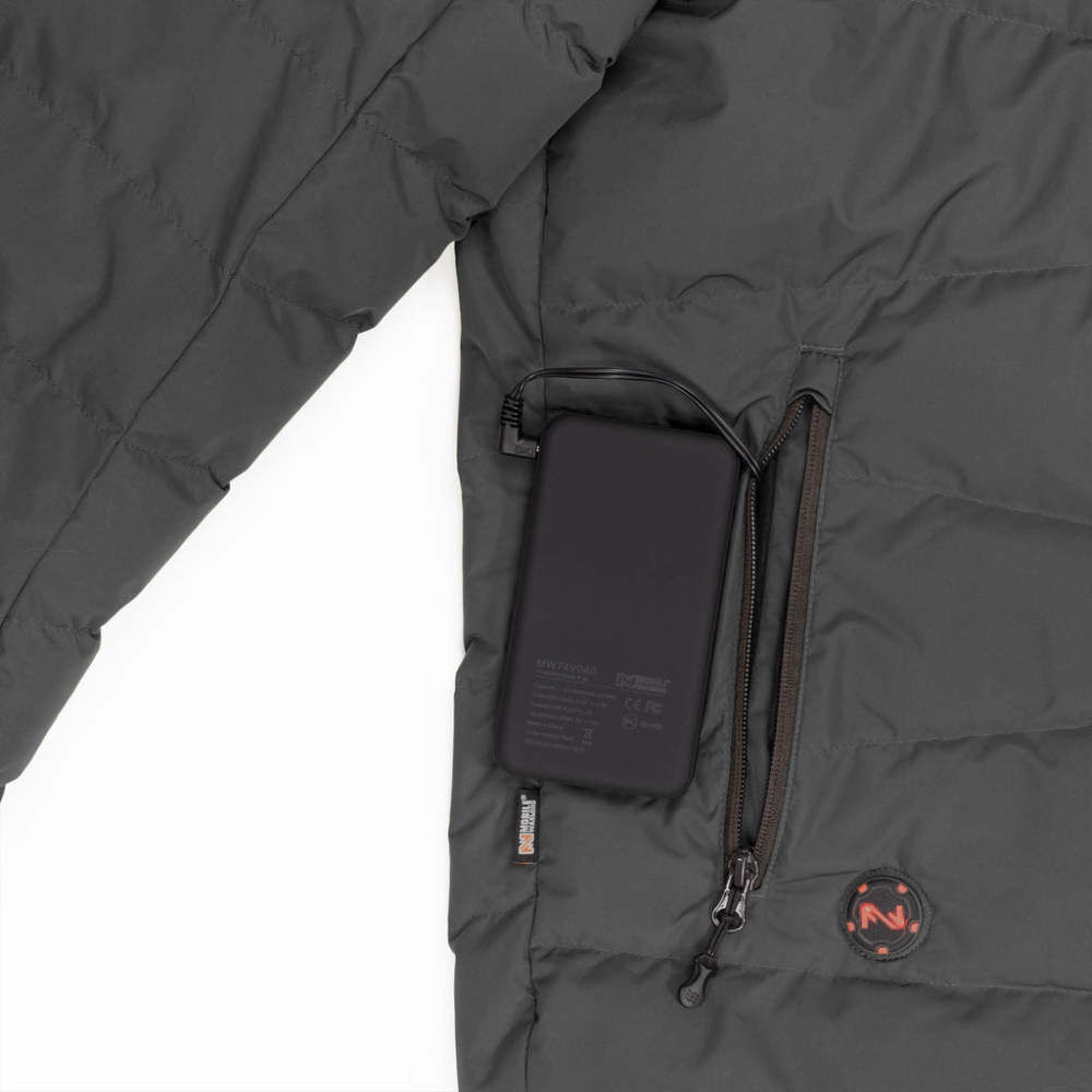 Mobile Warming 7.4V Crest Heated Jacket Mens Green XL, large image number 6