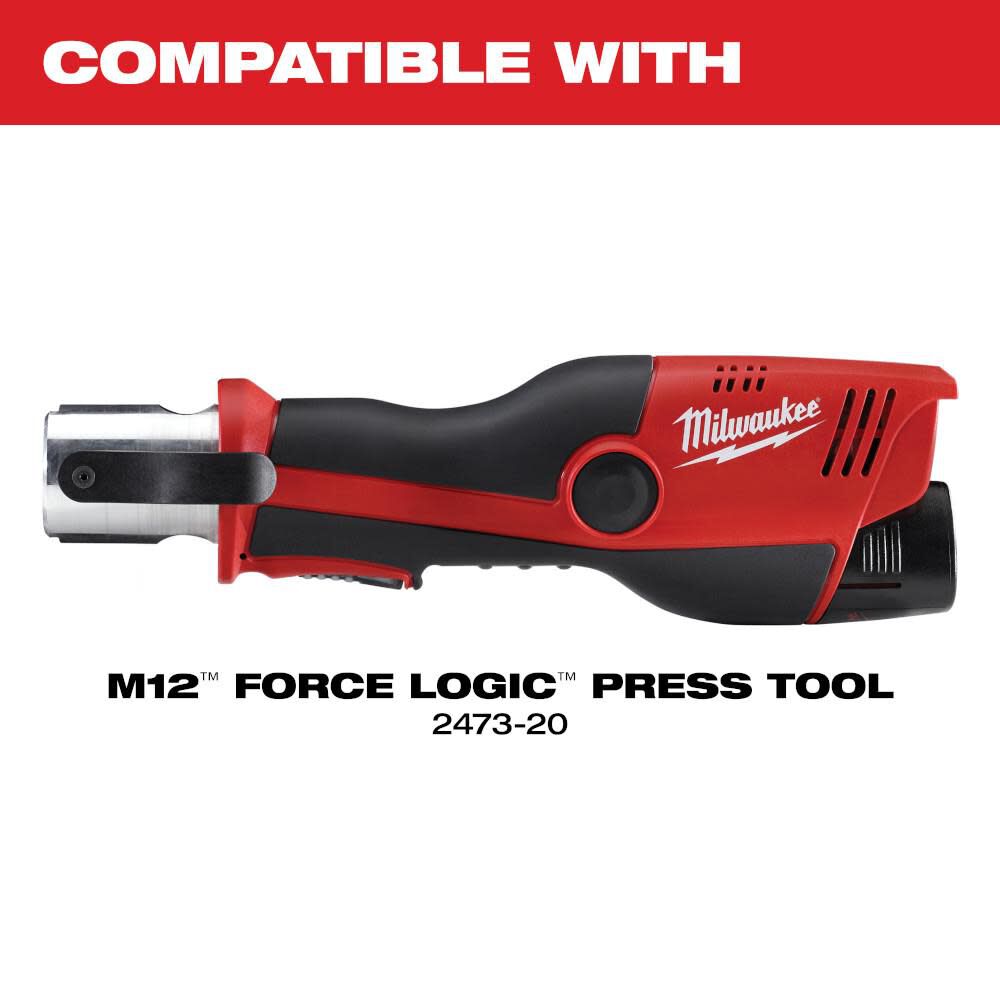 Milwaukee 5/8in Streamline ACR Press Jaw for M12 FORCE LOGIC Press Tool, large image number 3