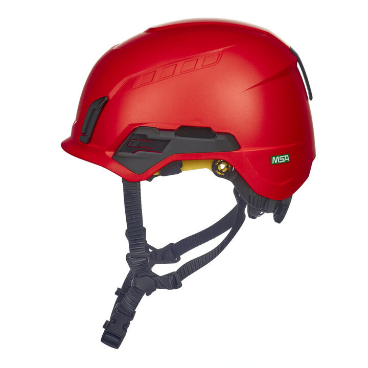 MSA Safety Works V-Gard H2 Non-Vented MIPS Safety Helmet Red