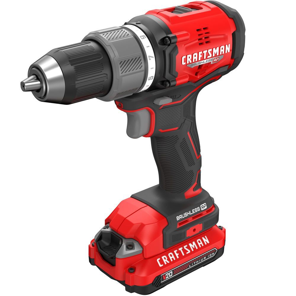 CRAFTSMAN V20* Cordless Brushless RP 1/2 Inch Drill/Driver Kit, large image number 6