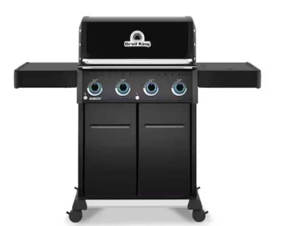 Broil King Baron 420 Pro Shadow 4 Burner Natural Gas Grill Black, large image number 1