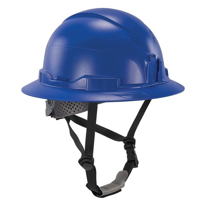 Ergodyne Skullerz 8963 Full Brim Hard Hat, Type 2, Class E Blue