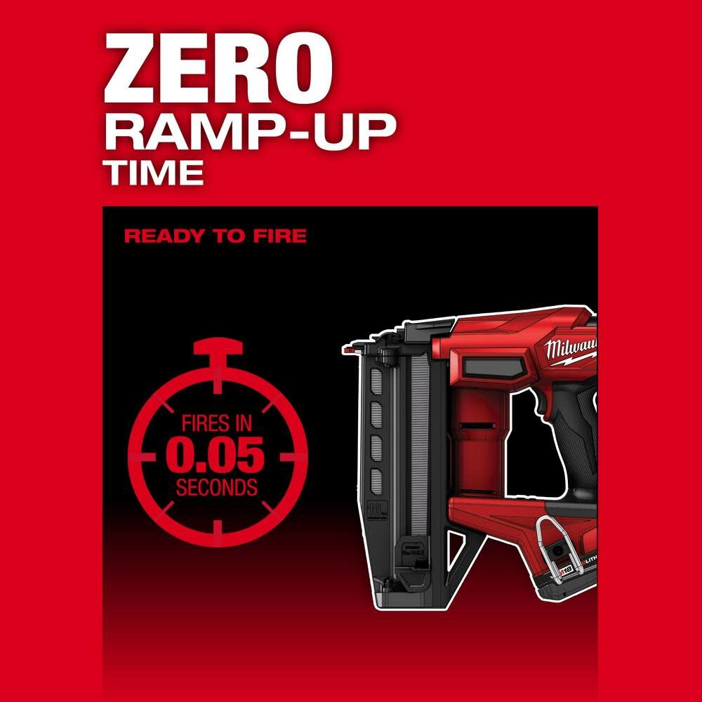 Milwaukee M18 FUEL 16 Gauge Straight Finish Nailer (Bare Tool), large image number 8