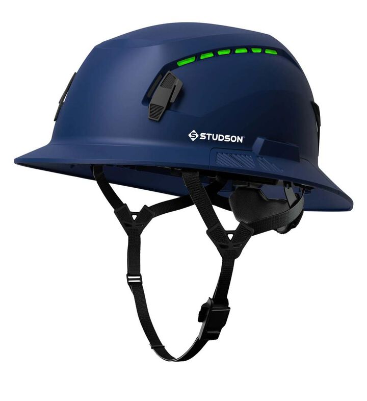 Studson Full Brim Vented Safety Helmet Type 2 Class C Navy