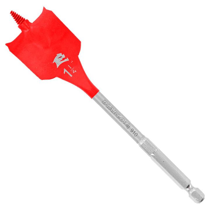 Diablo Tools 1-1/4in x 6in SPEEDemon Spade Bit 2 Pack