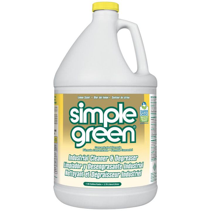Simple Green Industrial Cleaner and Degreaser Lemon Scent 1 Gallon