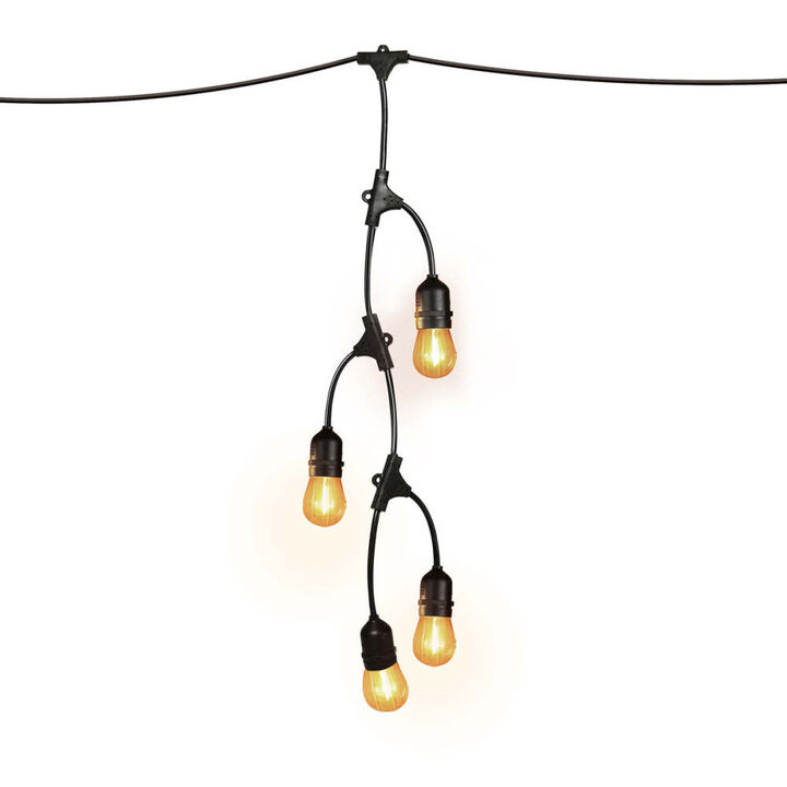 Feit Electric 12 Ft. Length 120V 10 LED Fence String Light White