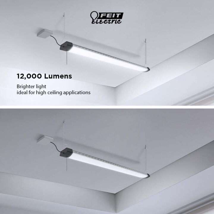 Feit Electric 4 Ft. Length 120V 120W 12000 Lumens High Output LED Shop Light Black, large image number 10