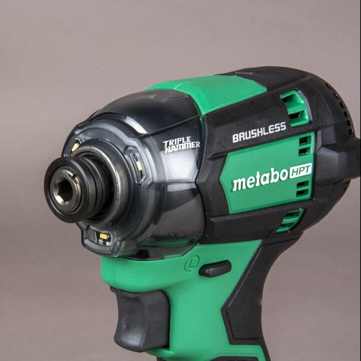 Metabo HPT 18V Cordless Triple Hammer Impact Driver 2Ah Batteries Kit, large image number 11