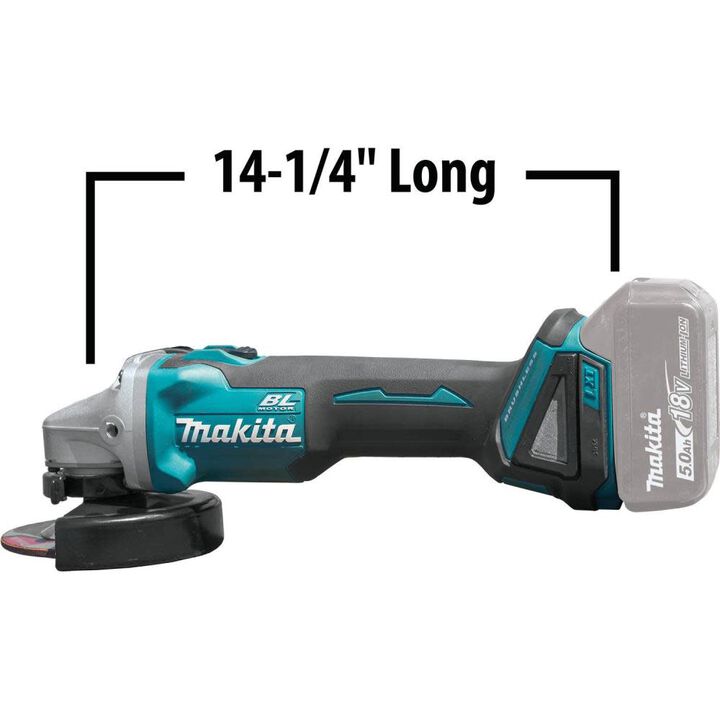 Makita 18V LXT 4 1/2 / 5in Cut Off/Angle Grinder (Bare Tool), large image number 15