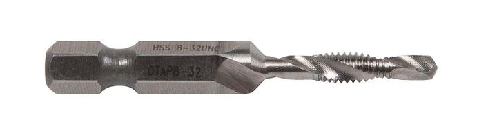 Greenlee High Speed Steel #8-32 UNC Drill Tap Countersink Bit