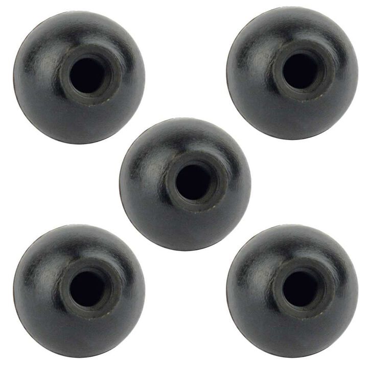 Big Horn 1.05 Inch 5/16-18 Inch Thread Ball Knob Thread - 5 Pack