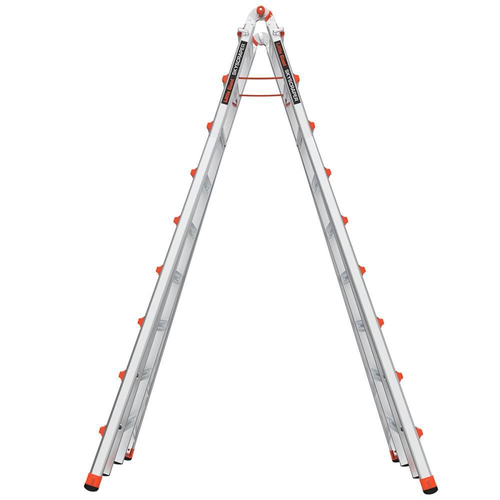 Little Giant Safety M17 Type 1A SkyScraper Aluminum Multi-Position Ladder, large image number 3