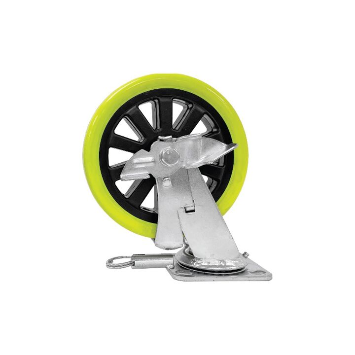 Magnum Tool Group Max Endurance 8 Inch Swivel Caster with Lock and Brake