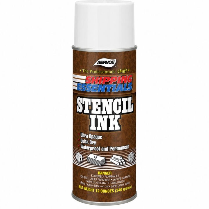 Aervoe White Stencil Ink