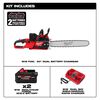 Milwaukee M18 Fuel 20 Inch Dual Battery Chainsaw Kit and Replacement Guide Bar & Saw Chain Bundle, small image number 5