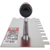 Rubi Tools 3/8 Inch x 11 Inch Steel Notched Trowel, small image number 2
