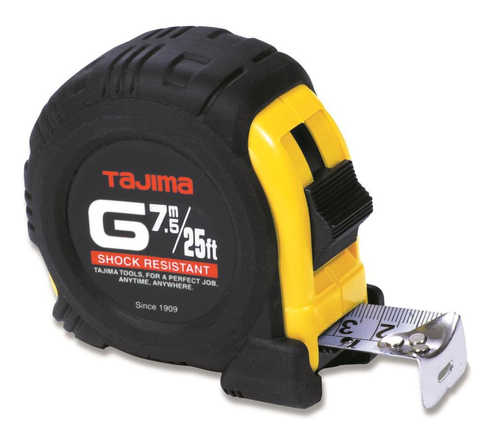 Tajima 25 Ft. Standard and Metric Scale Tape Measure, large image number 1