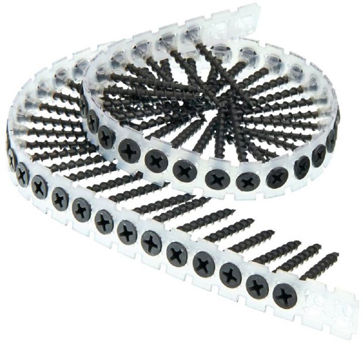 Senco #6X1-1/4in Sharp Point Bugle Collated Drywall Screw To Wood