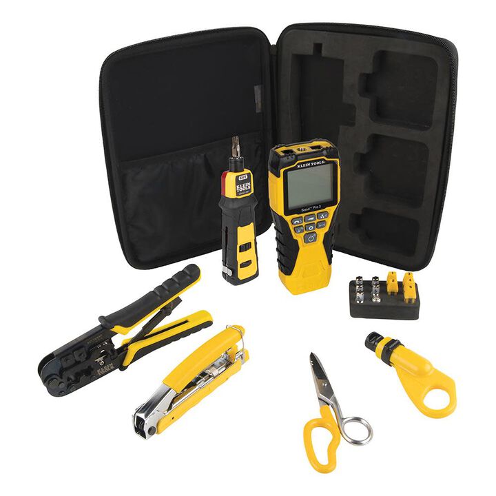 Klein Tools VDV Apprentice Cable Installation Kit 6pc with Scout Pro 3
