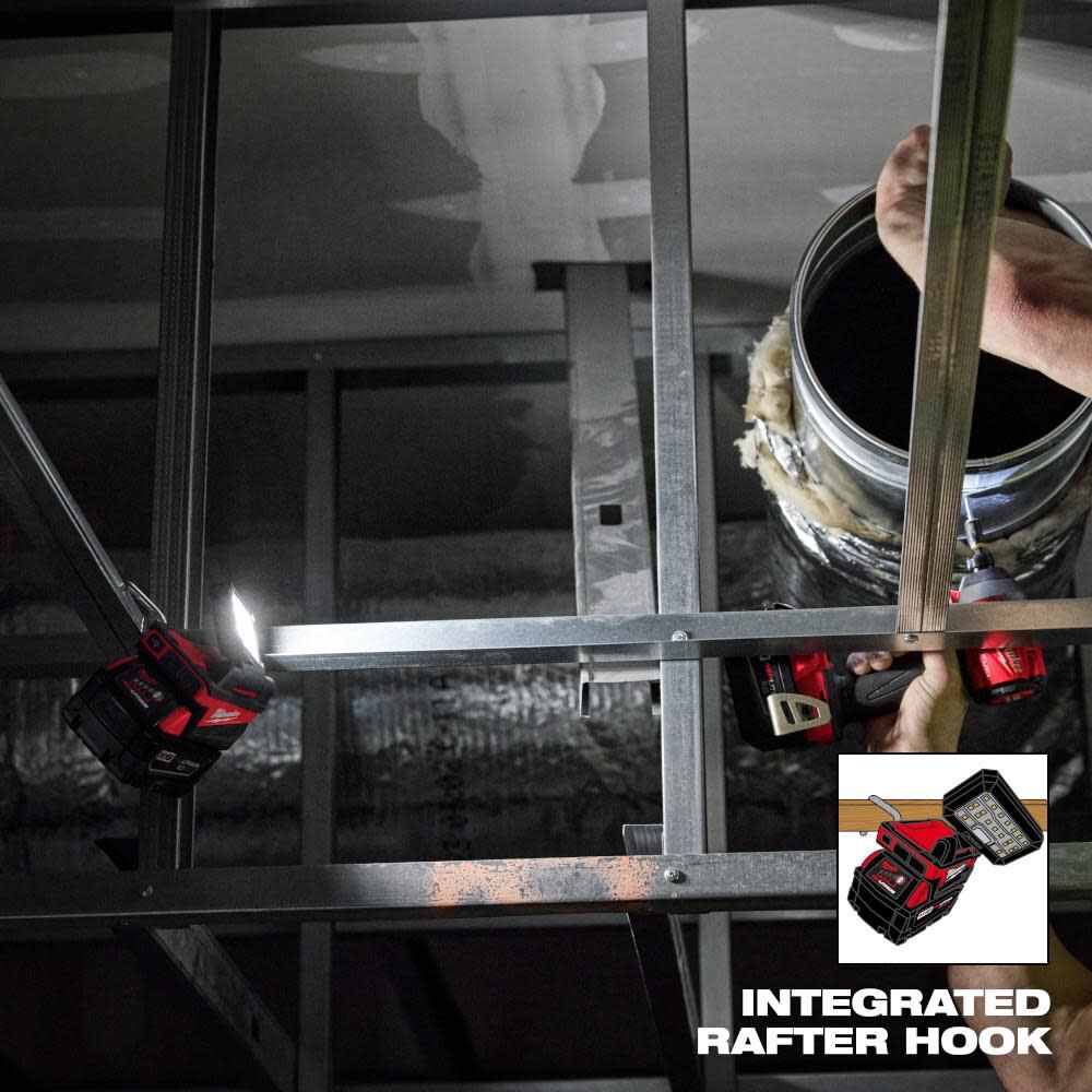 Milwaukee M18 ROVER Compact Folding Flood Light with USB Charging (Bare Tool), large image number 5