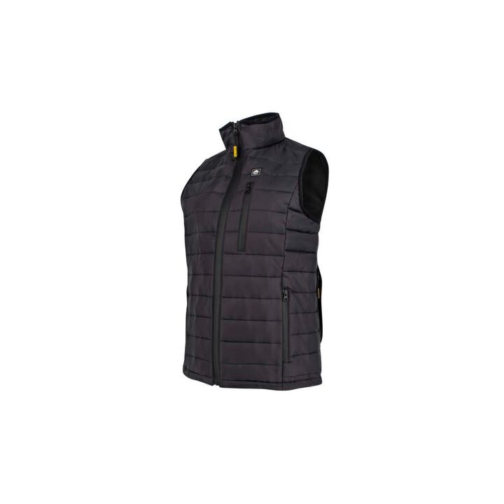 DEWALT Womens Lightweight Puffer Heated Vest Black XL, large image number 6