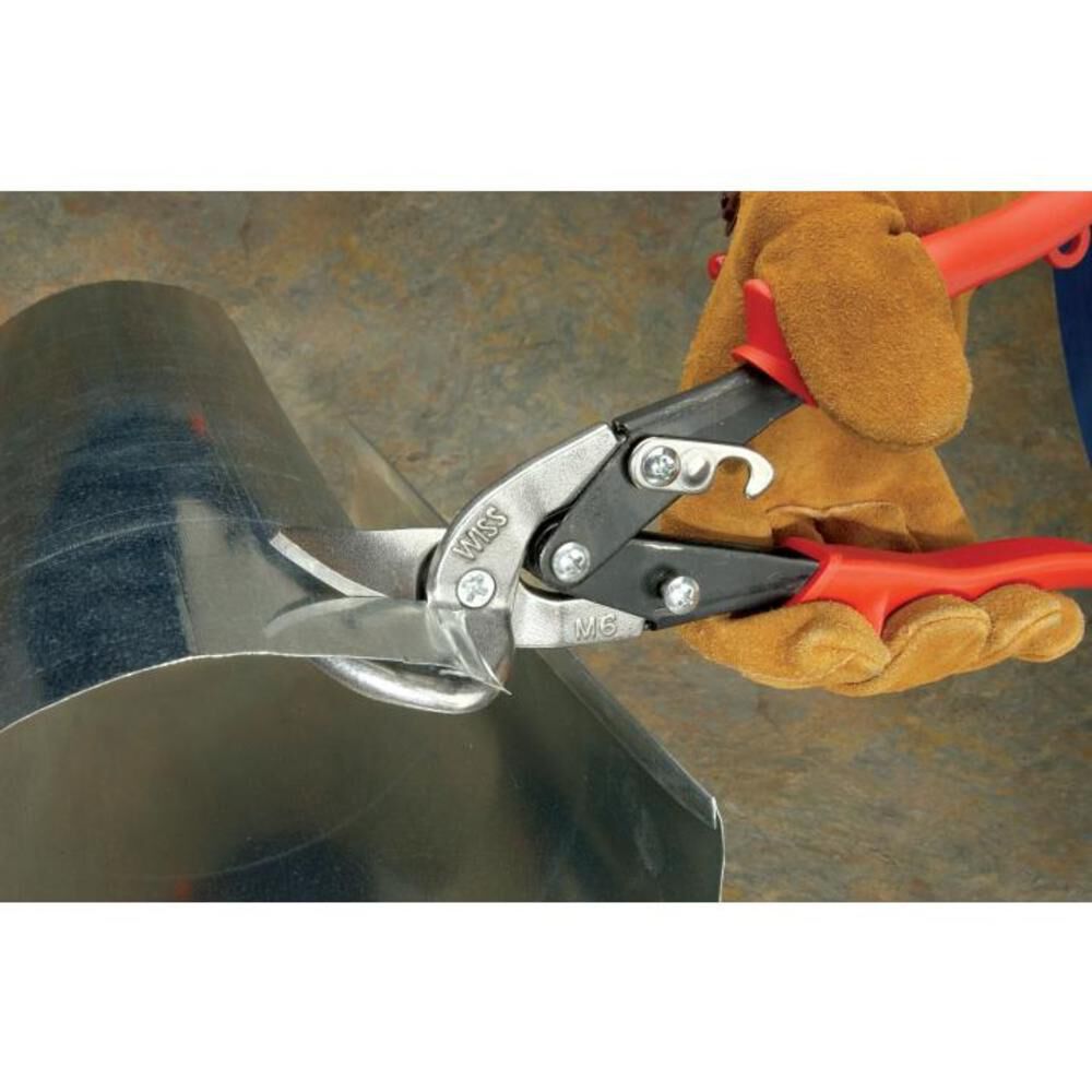 Crescent Wiss 9 1/4 Inch Offset Straight and Left Cut Aviation Snips, large image number 5