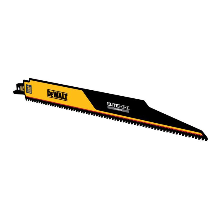 DEWALT ELITE SERIES Reciprocating Saw Blade 1pk Carbide Tipped 12in 6 TPI Demolition