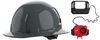 Milwaukee BOLT Gray Full Brim Hard Hat with 4pt Ratcheting Suspension Type 1 Class E & USB Cooling Fan Bundle, small image number 1