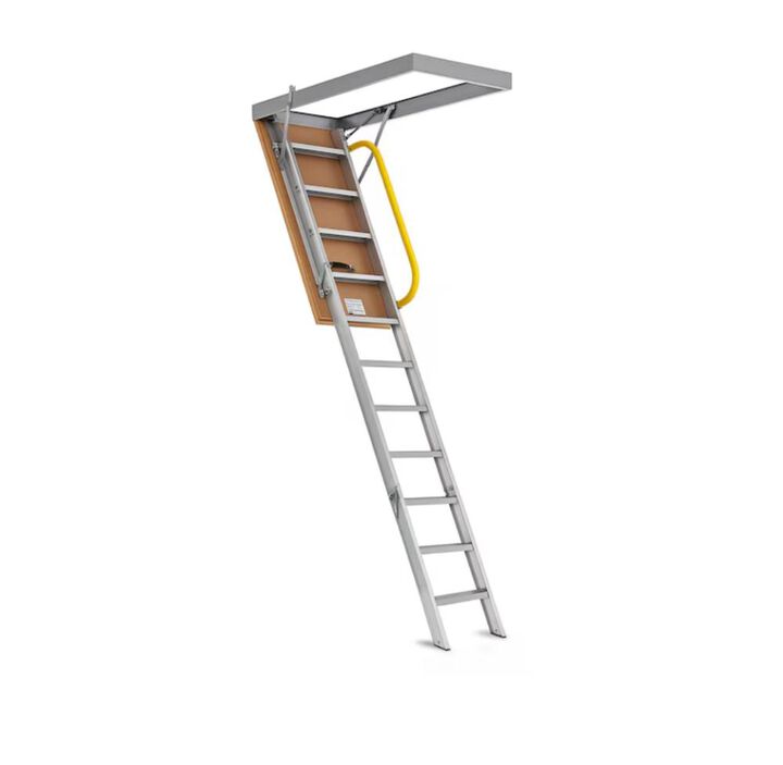 Little Giant Safety 25 Inch x 4-1/2 Ft Type IAA Aluminum Attic Ladder with Insulation