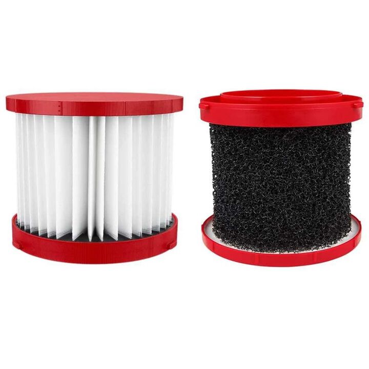 Milwaukee 2-Piece HEPA Filter and Foam Wet Filter Kit