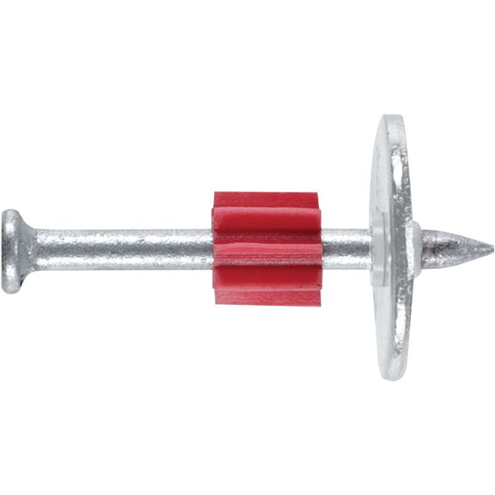 DEWALT .300in Head Drive Pins with 7/8in Washer, 1-1/2in Shank 100pk