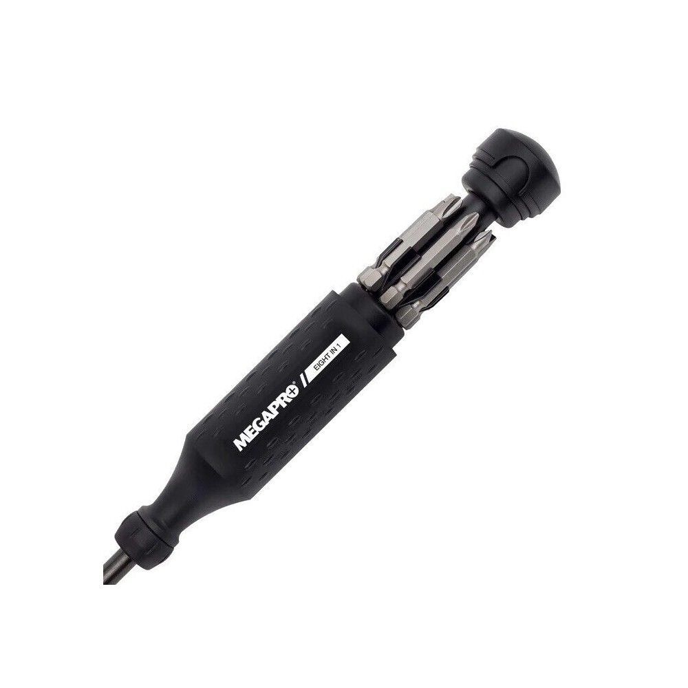 Megapro 8-In-1 Original Driver & 120 Lumens LED Worklight Kit Black, large image number 6
