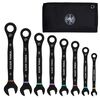 Klein Tools Ratcheting Combination Wrench Set Metric 8 Pieces, small image number 1