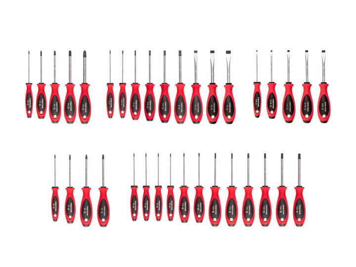 Tekton Phillips, Slotted, Torx, Square Screwdriver Set, 35 Pieces
