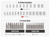 Tekton 1/4 Inch 6 Point Small Engine Repair Kit, Ratchet and Case, 50 Pieces, small image number 5