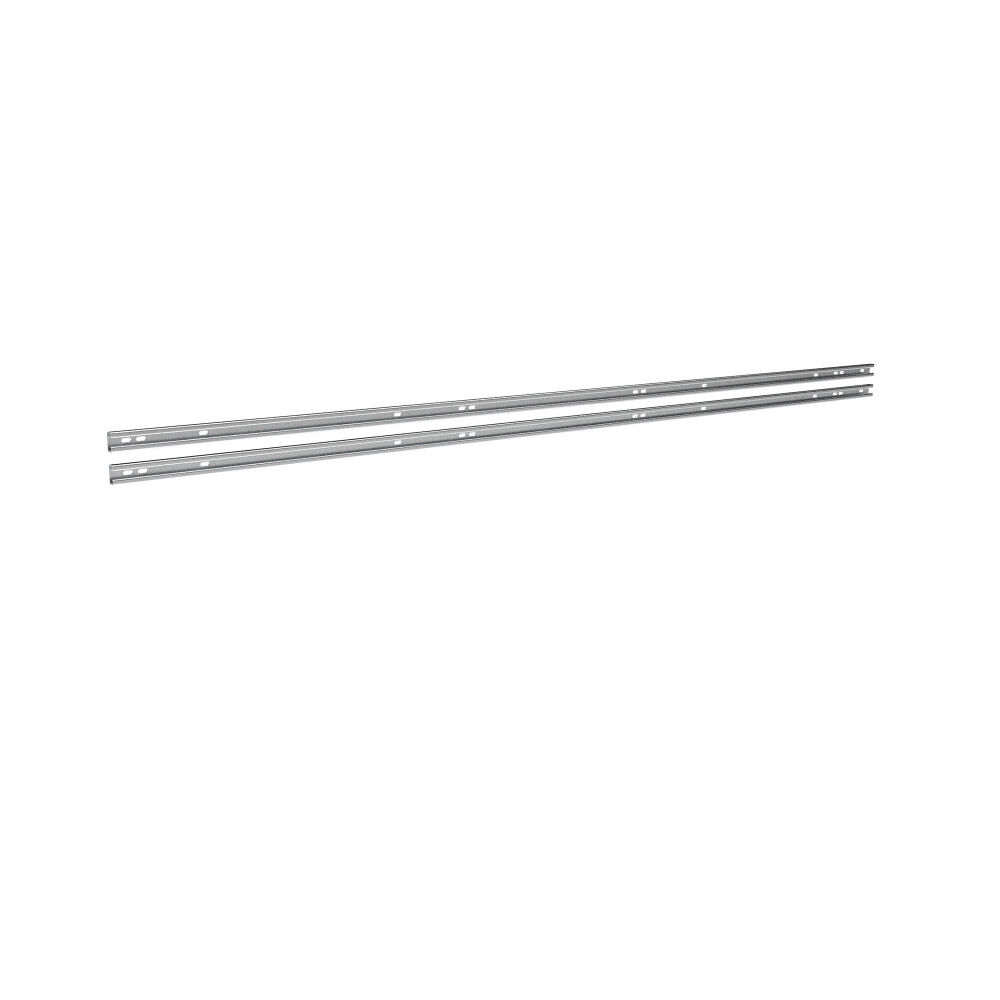 Weather Guard Folding Shelf Mounting Rails, Mercedes-Benz Sprinter 170 Inch Wheelbase, Passenger and Driver Rear, large image number 1