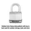 Master Lock Padlock 2 1/8in Laminated Steel Keyed Alike 2pk, small image number 2
