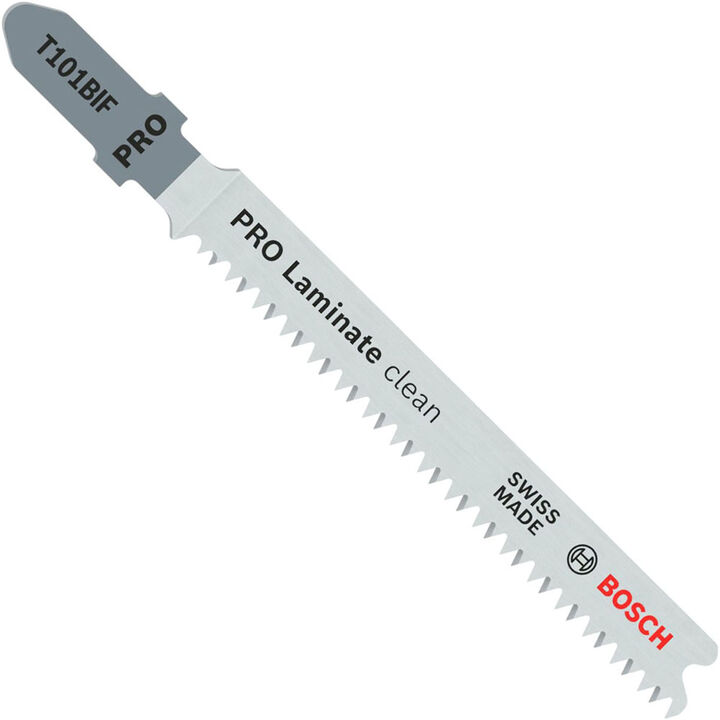 Bosch 3-1/4 Inch 14 TPI Special Laminate Cutting T-Shank Jig Saw Blades 5 Piece