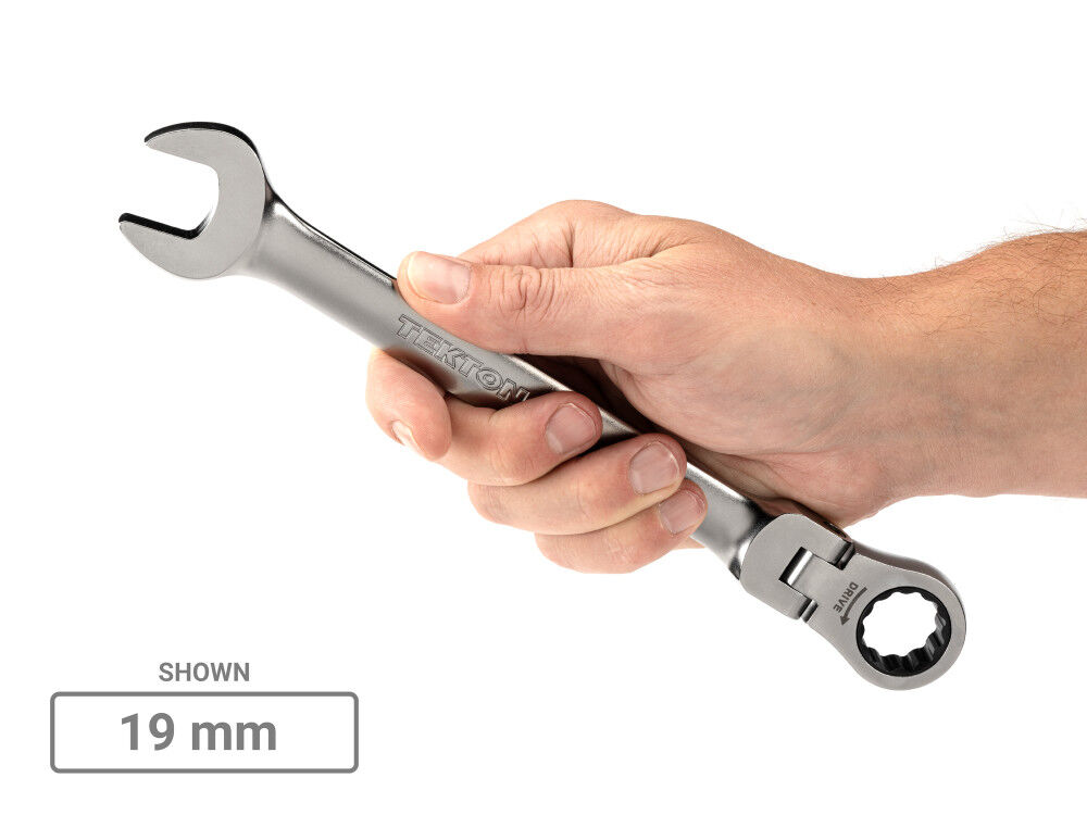 Tekton Flex Head Ratcheting Combination Wrench Set, 14 Piece (6-19 mm), large image number 7