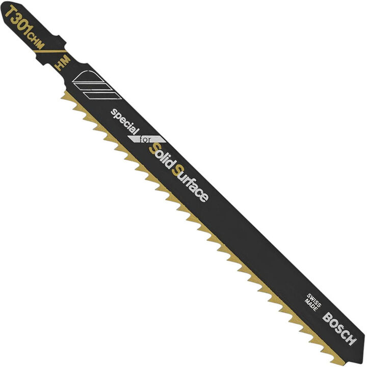 Bosch Jig Saw Blade 4 5/8in 8 TPI Carbide Edge for Plastic Composites T Shank