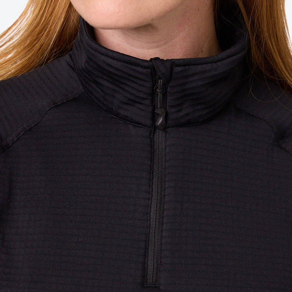 Mobile Warming Womens Element Mid-Layer 1/4 Zip LS Black Heated Shirt XS, large image number 7