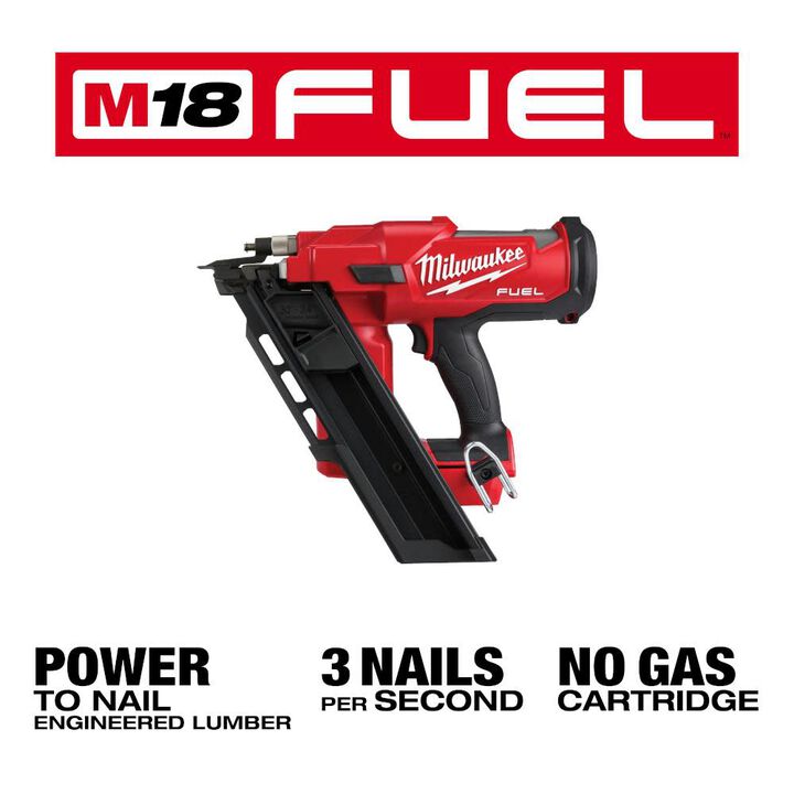 Milwaukee M18 FUEL 30 Degree Framing Nailer Reconditioned (Bare Tool), large image number 4