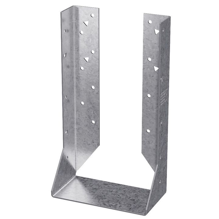 Simpson Strong-Tie 2 x 10 In. ZMAX Concealed-Flange Triple Face-Mount Joist Hanger, large image number 0