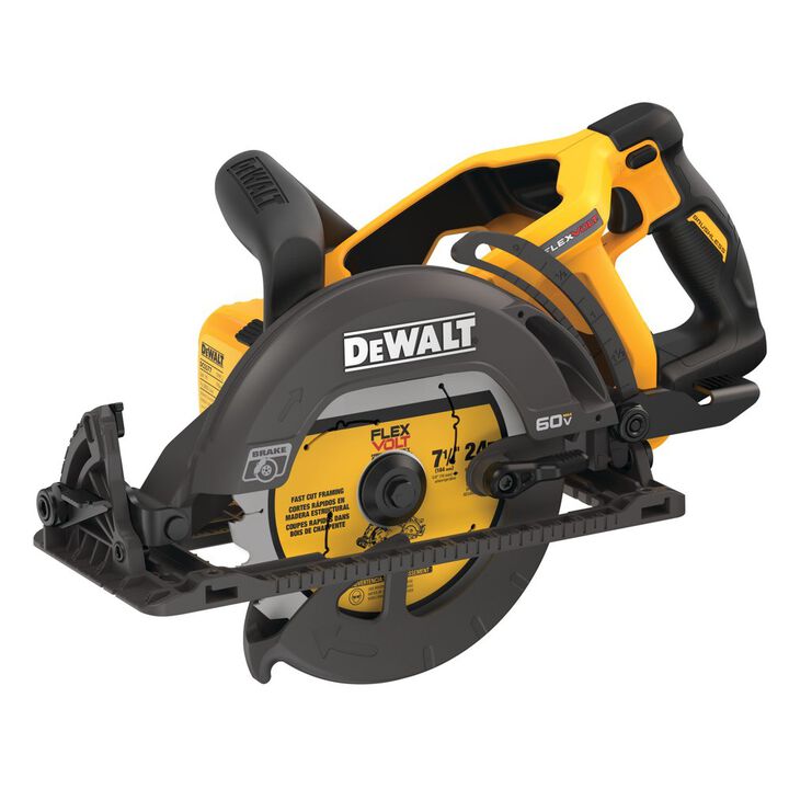 DEWALT 60V MAX 7-1/4 Inch Cordless Saw & 20/60V MAX Li-Ion Battery Bundle, large image number 4