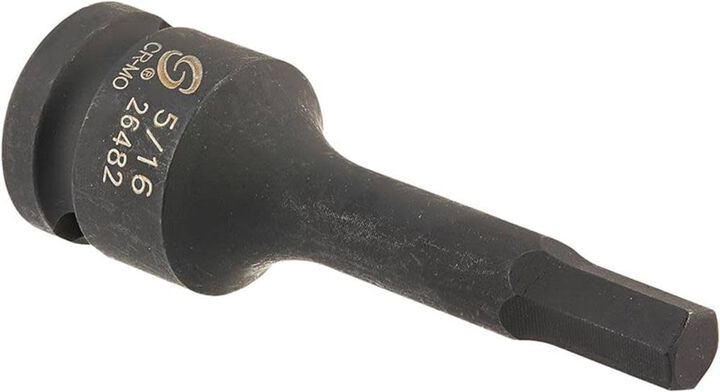 Sunex 1/2 Inch Dr 5/16 Inch Hex Impact Socket