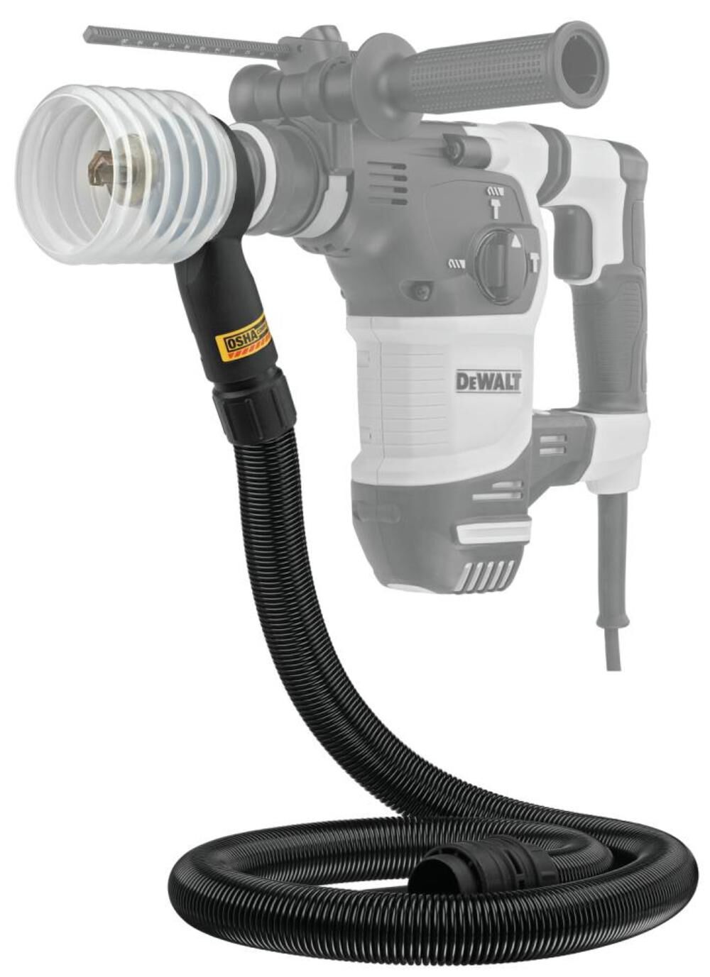 DEWALT SDS Plus Rotary Hammer Dust Extraction Tube Kit with Hose, large image number 6