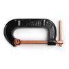Pony 4 Inch Maximum Opening 2200 Lbs Force Heavy Duty Carriage C-Clamp, small image number 1