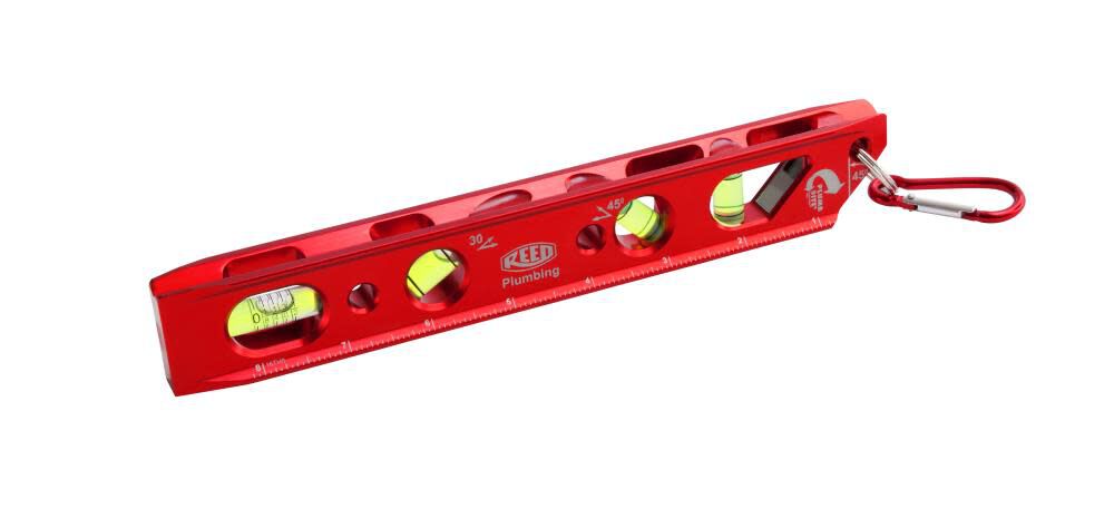 Reed Mfg Magnetic Torpedo Level Plumbers LV9PLB (06213), large image number 1