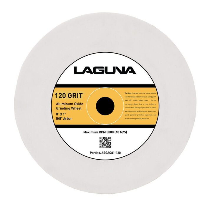 Laguna Tools Aluminum Oxide Wheel, 120 Grit